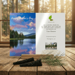 Personalized Mother's Day memorial tree certificate, A Living Tribute