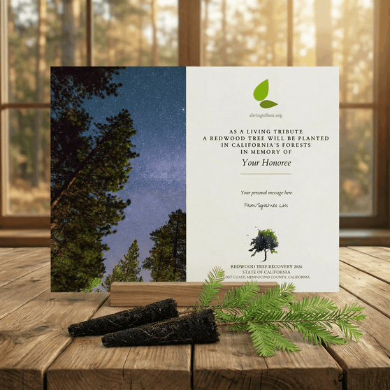Plant a redwood tree in California