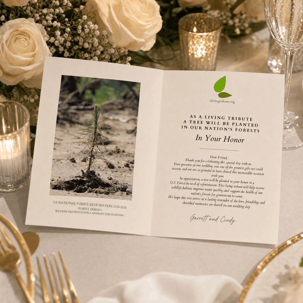 Plant-a-Tree Wedding Favors - A Living Tribute