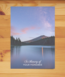 Starry Lake Sympathy Card